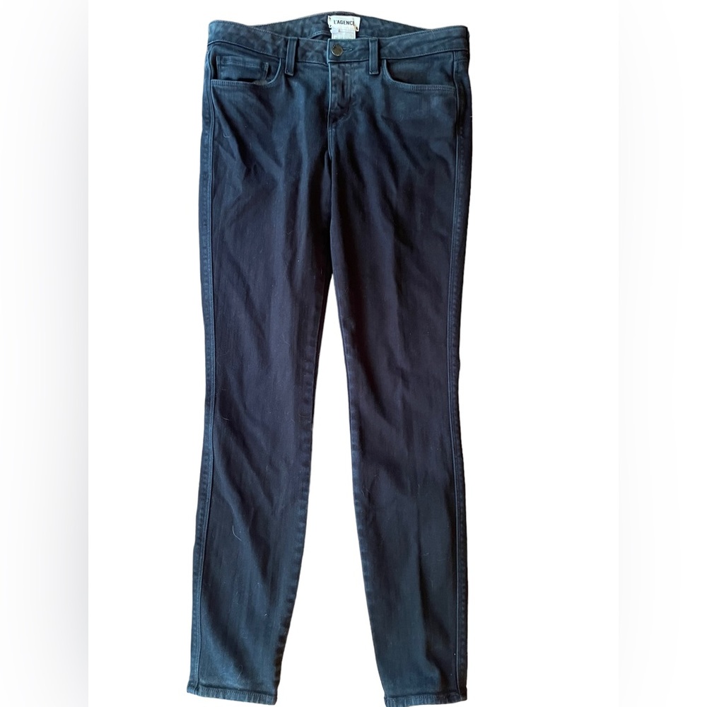 L’AGENCE Chantal Low Rise Skinny in Dark Vintage Size 27